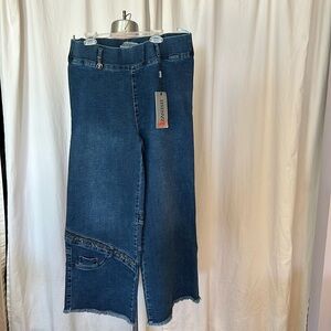 Zane’s Jean Pants L NWT Elastic Waist